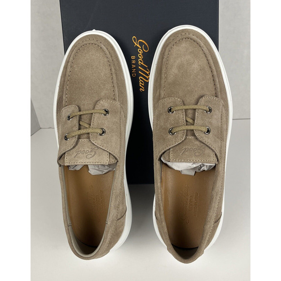 GoodMan Portland Shoe Mens 8 Suede Loafer Sneaker Tan Low Top Slip On Good Man main image 4